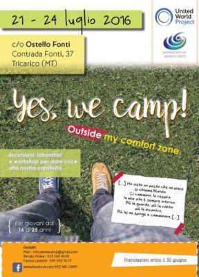 Yes, we camp
