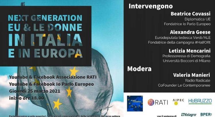 Next Generation EU e le donne in Italia e in Europa