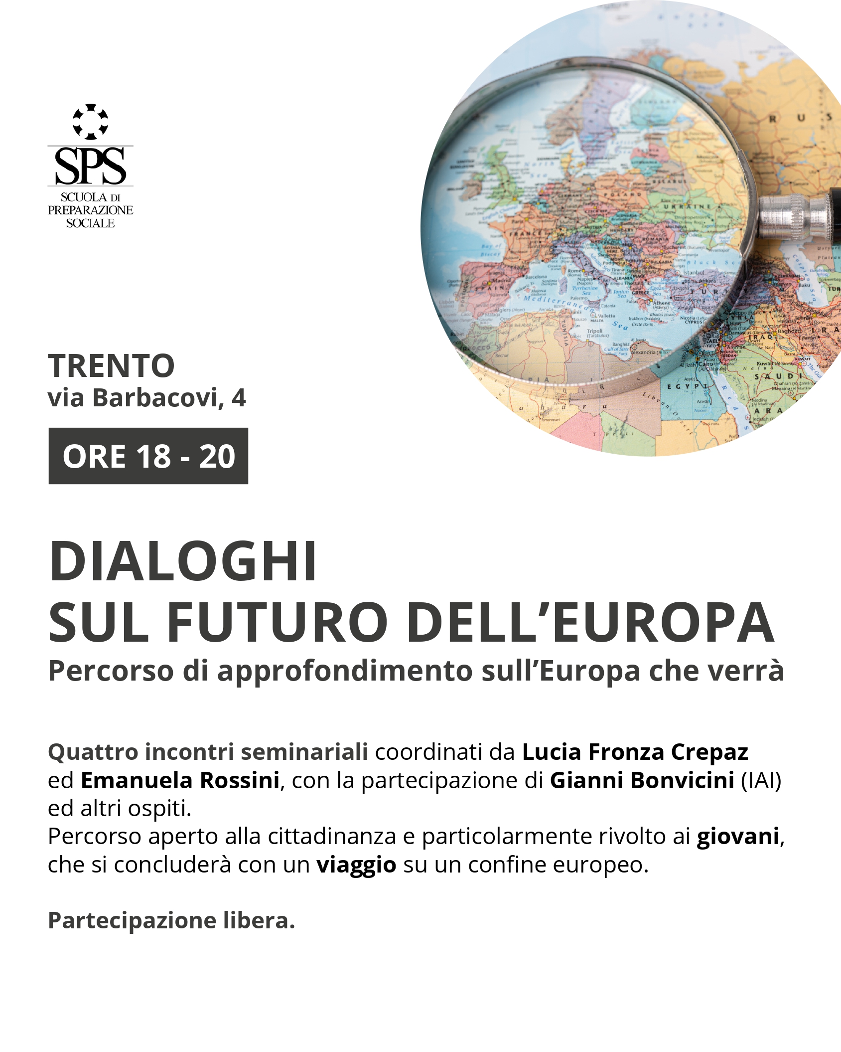 "Dialoghi sul futuro dell'Europa" - Trento, 9 aprile 2024
