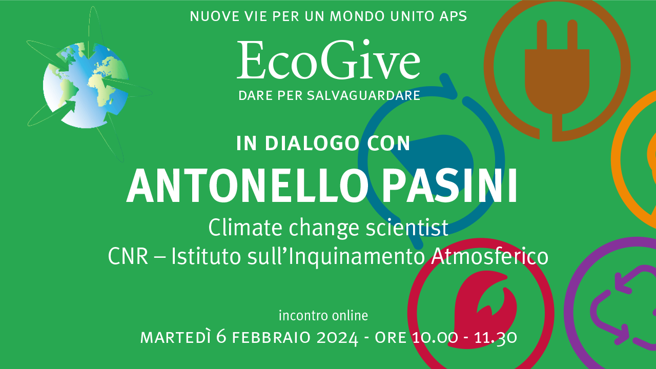 EcoGive dare per salvaguardare: studenti in dialogo con Antonello Pasini