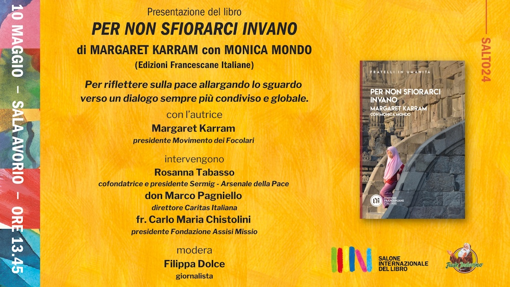 Presentazione del libro di Margaret Karram: Torino, 10.05.2024