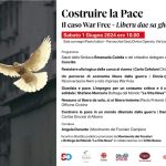 Costruire la pace: il caso War Free. Ciampino (Rm), 1 giugno 2024